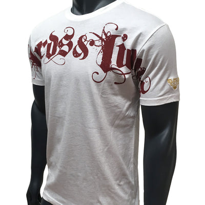 Lords & Lions White Script Tee