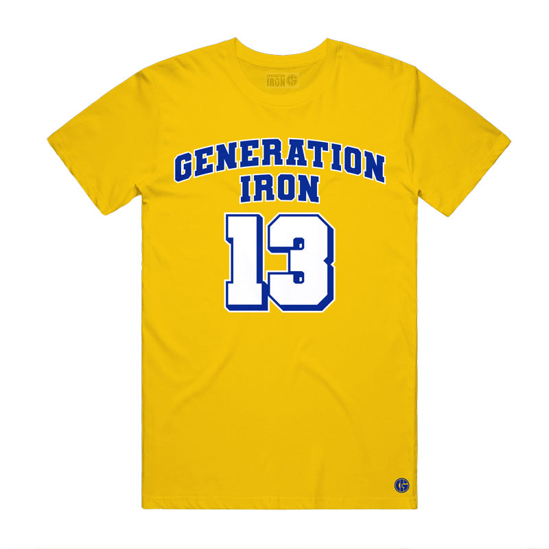 Generation Iron Varsity Tee - Yellow