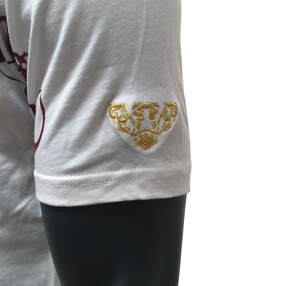 Lords & Lions White Script Tee