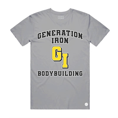 Generation Iron Varsity Tee - Grey