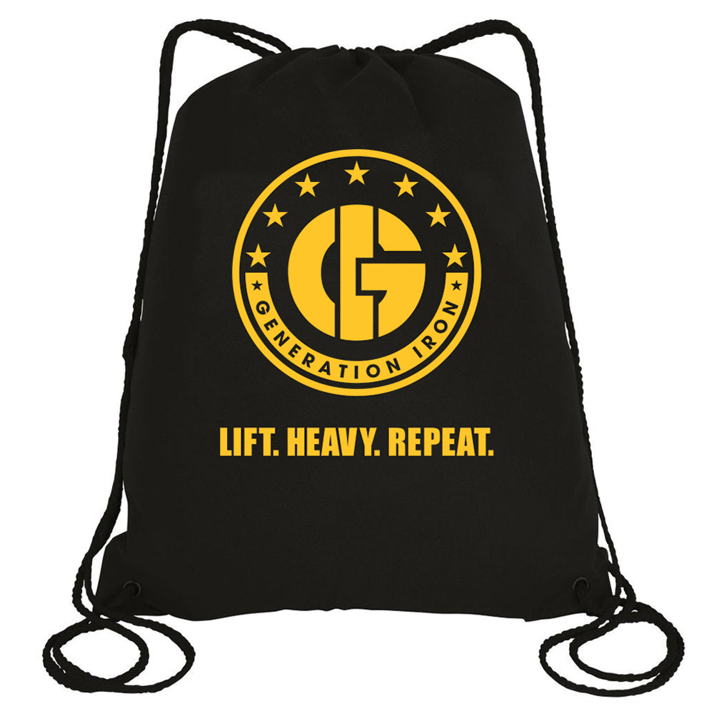 Generation Iron Drawstring Bag - Black