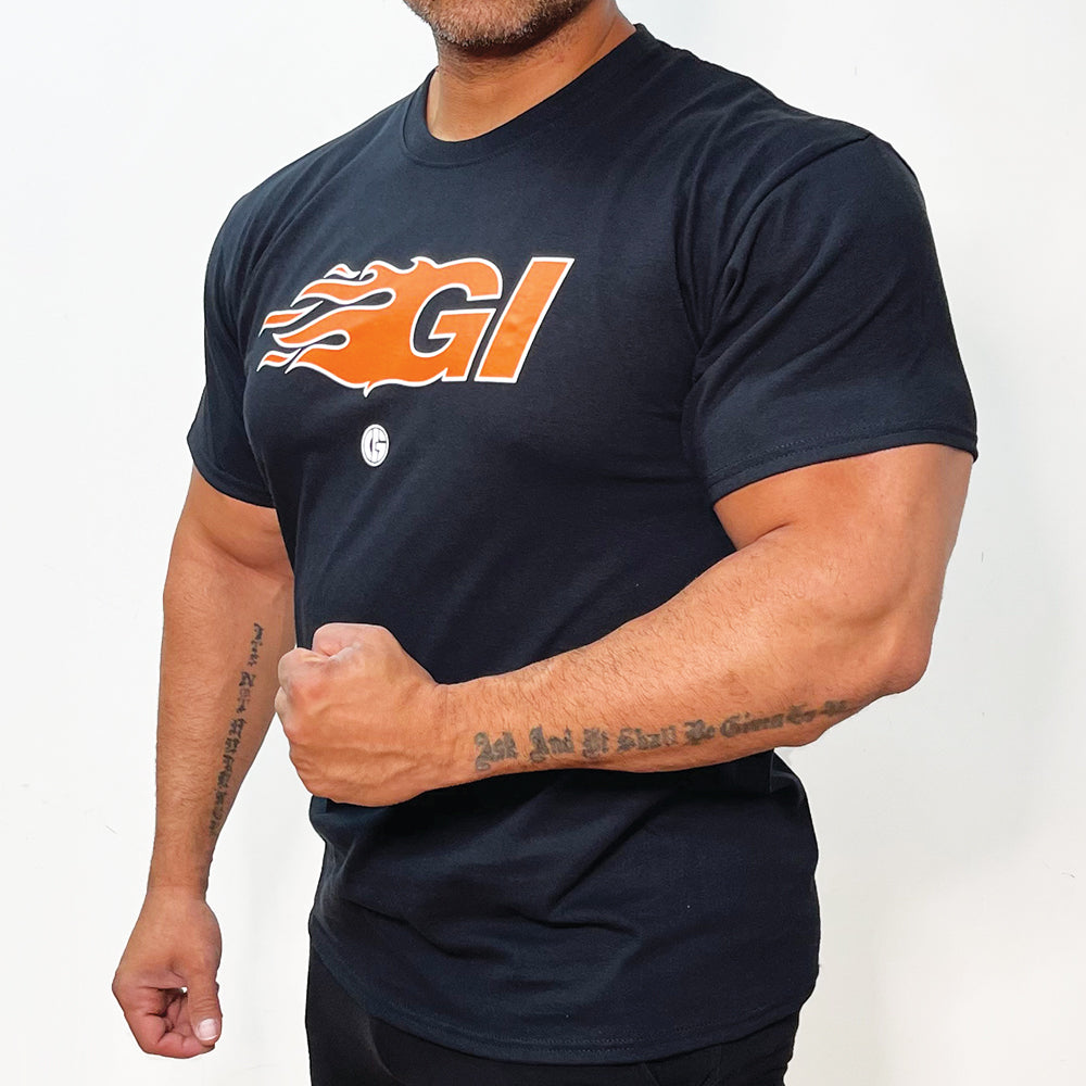 Generation Iron Flame Tee - Black