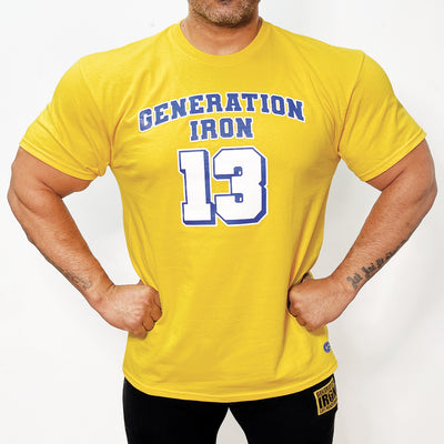 Generation Iron Varsity Tee - Yellow