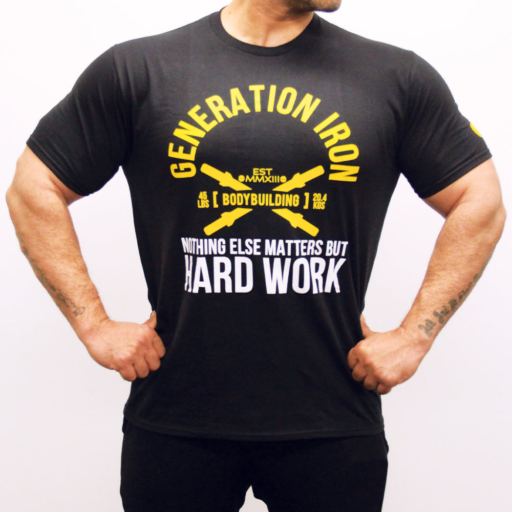 Generation Iron Classic Hard Work Tee - Black