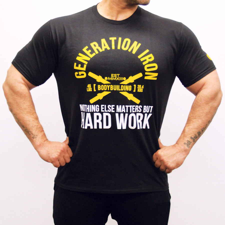 Generation Iron Classic Hard Work Tee - Black
