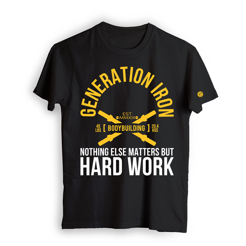 Generation Iron Classic Hard Work Tee - Black