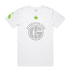 Generation Iron Green Star Tee - White